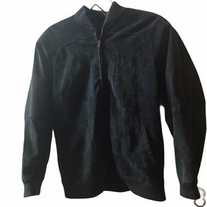 Vintage Black Leather Luis Alvear Jacket